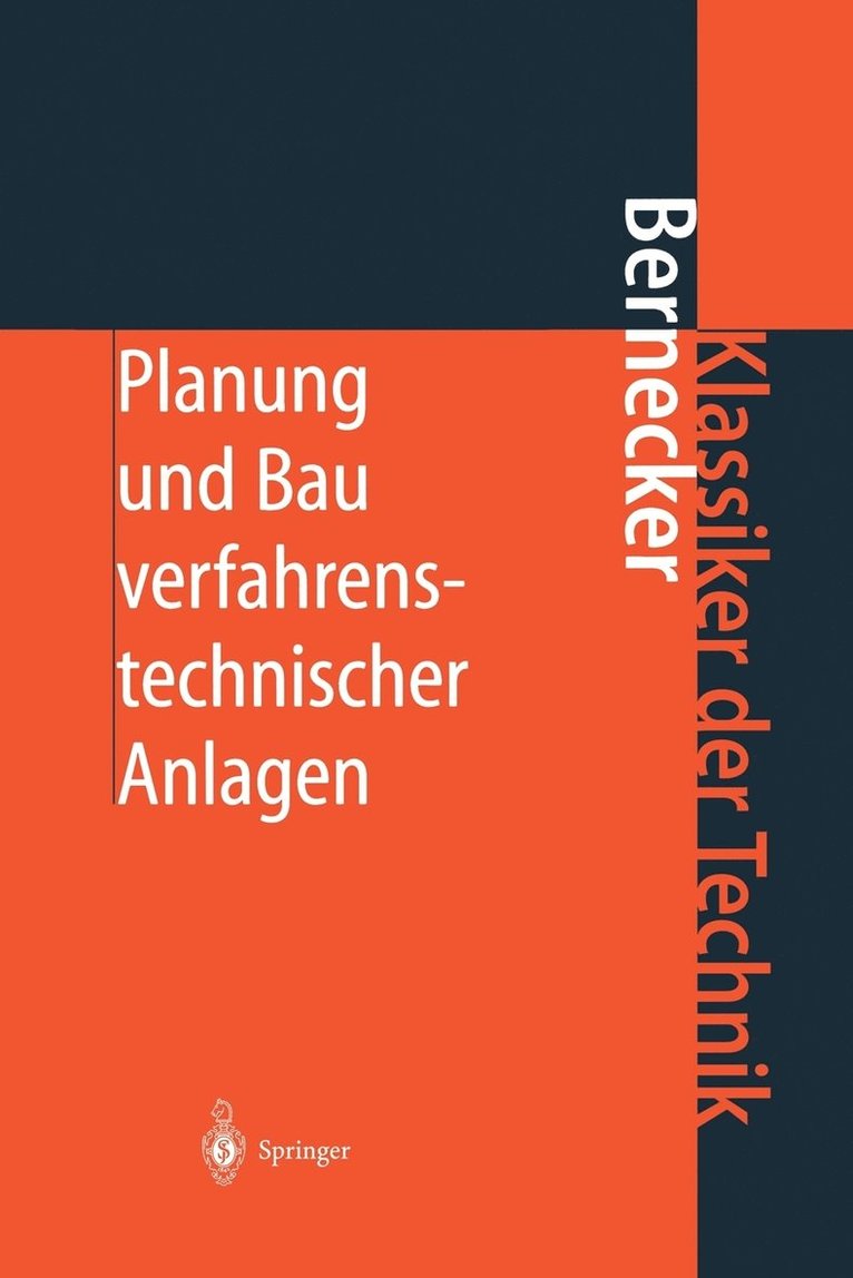 Planung und Bau verfahrenstechnischer Anlagen 1