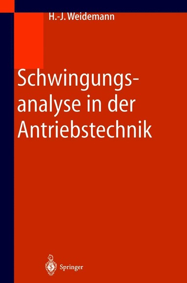 bokomslag Schwingungsanalyse in der Antriebstechnik