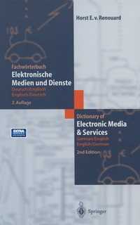 bokomslag Fachwörterbuch Elektronische Medien und Dienste / Dictionary of Electronic Media and Services