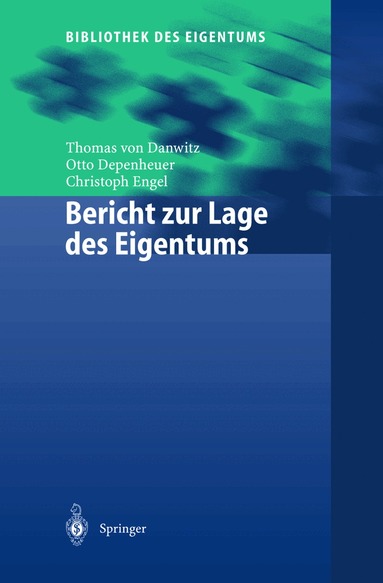 Thomas von Danwitz, Otto Depenheuer, Christoph Engel - Bericht zur Lage des Eigentums, Häftad