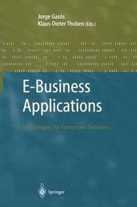 bokomslag E-Business Applications