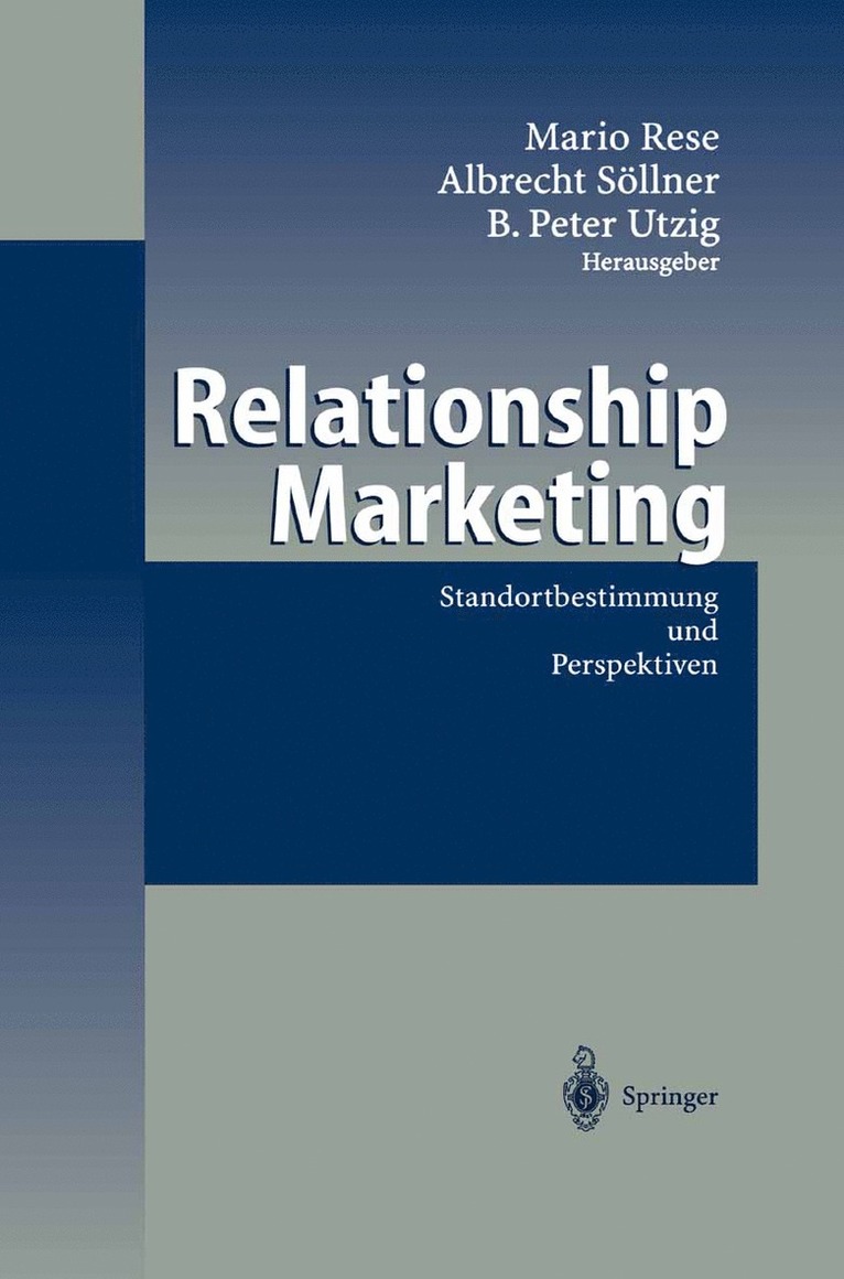 Mario Rese, Albrecht Söllner, B. Peter Utzig - Relationship Marketing, Häftad