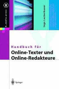 bokomslag Handbuch fr Online-Texter und Online-Redakteure