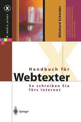 bokomslag Handbuch fr Webtexter