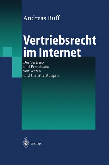 bokomslag Vertriebsrecht im Internet