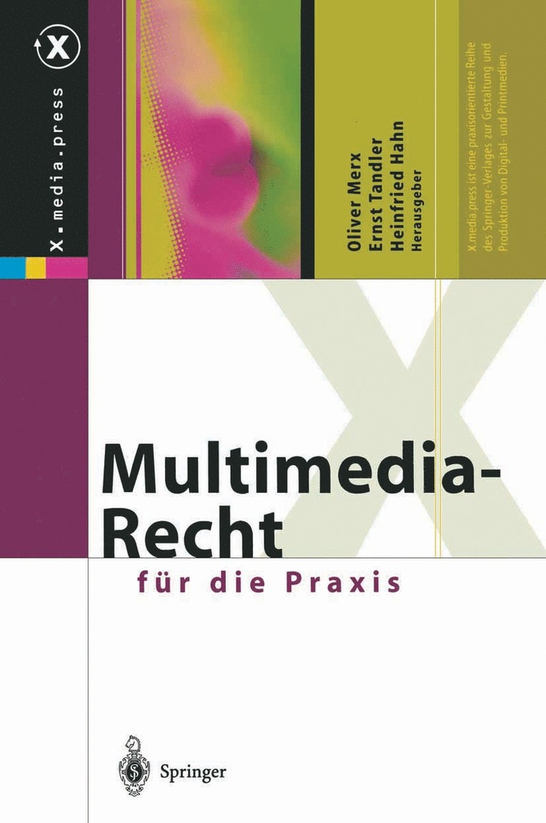 Oliver Merx, Ernst Tandler, Heinfried Hahn - Multimedia-Recht für die Praxis, Häftad