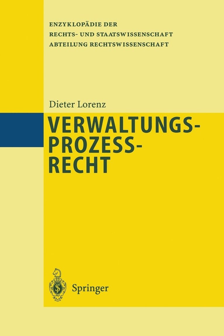 Verwaltungsprozeßrecht