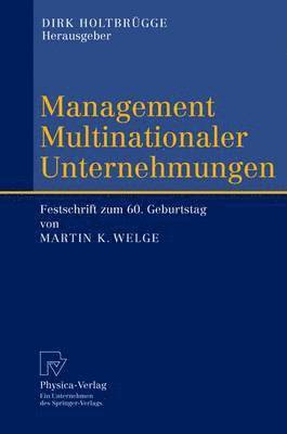 bokomslag Management Multinationaler Unternehmungen