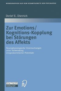 bokomslag Zur Emotions/Kognitions-Kopplung bei Strungen des Affekts