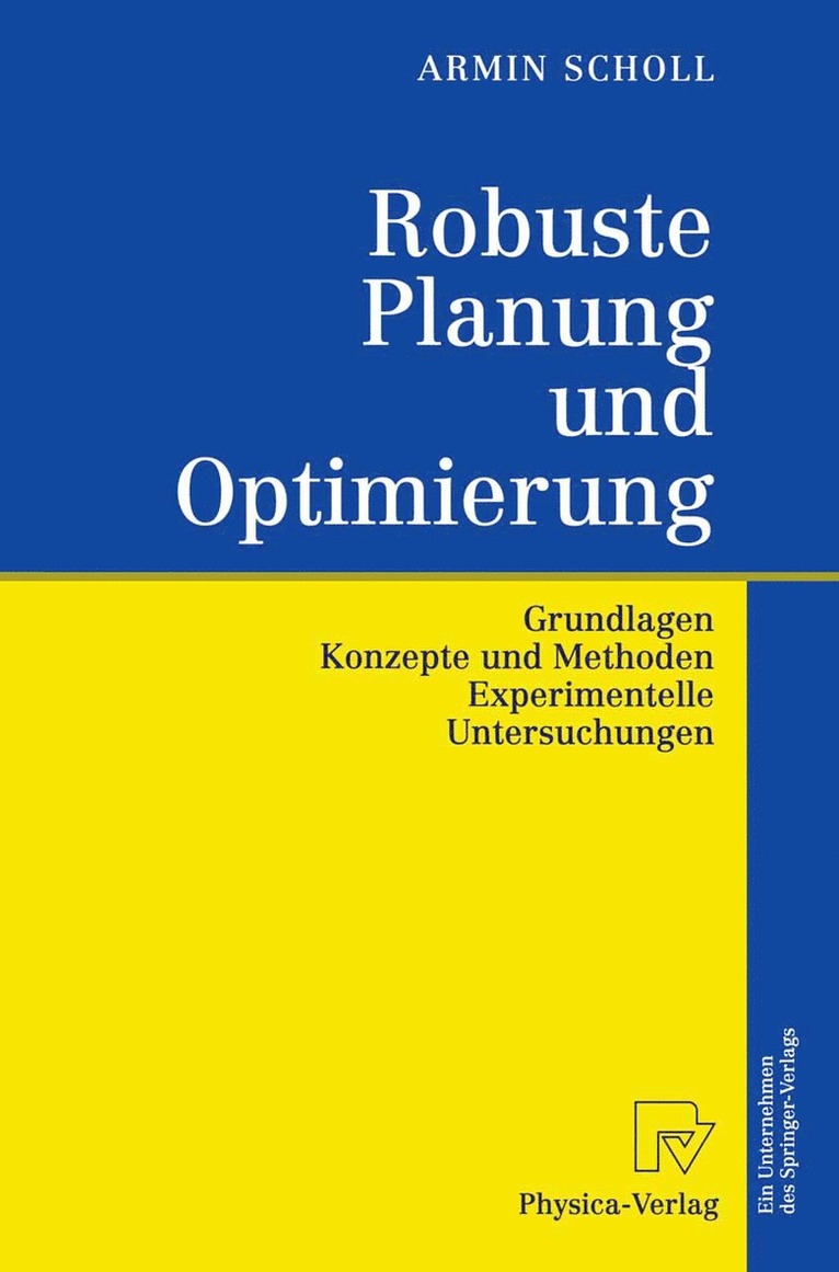 Robuste Planung und Optimierung 1