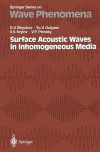 bokomslag Surface Acoustic Waves in Inhomogeneous Media