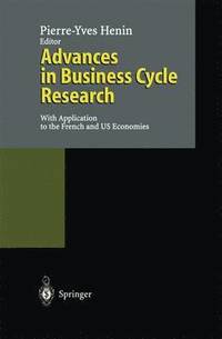 bokomslag Advances in Business Cycle Research