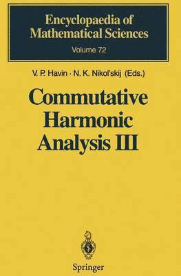 Commutative Harmonic Analysis III 1