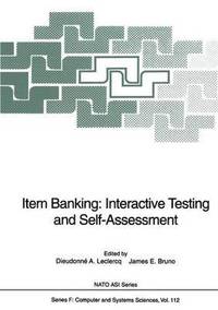 bokomslag Item Banking: Interactive Testing and Self-Assessment