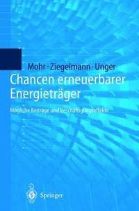 bokomslag Chancen erneuerbarer Energieträger