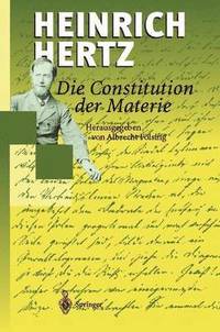 bokomslag Die Constitution der Materie