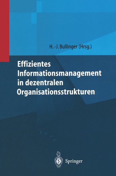 bokomslag Effizientes Informationsmanagement in dezentralen Organisationsstrukturen