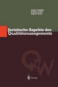 bokomslag Juristische Aspekte des Qualittsmanagements