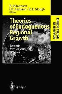 bokomslag Theories of Endogenous Regional Growth