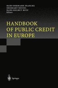 bokomslag Handbook of Public Credit in Europe
