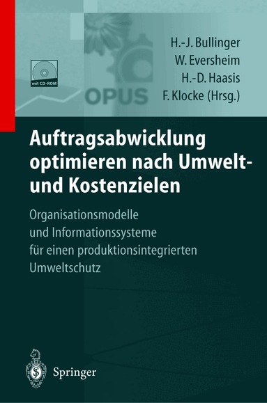 Hans-Jörg Bullinger, Walter Eversheim, Hans-Dietrich Haasis - Auftragsabwicklung optimieren nach Umwelt- und Kostenzielen, Häftad