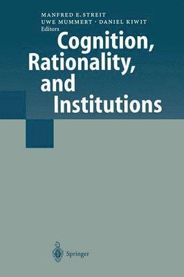 bokomslag Cognition, Rationality, and Institutions