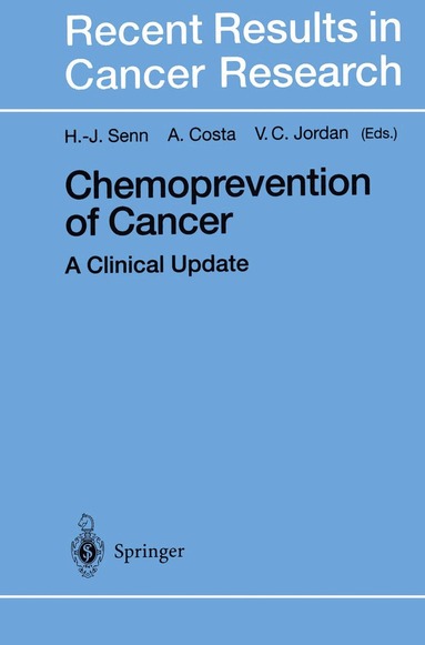H.-J. Senn, Alberto Costa, Craig Jordan - Chemoprevention of Cancer, Häftad