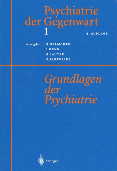 Hanfried Helmchen, Fritz Henn, Hans Lauter, Norman Sartorius - Psychiatrie der Gegenwart 1, Häftad