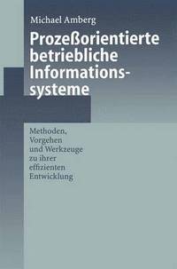 bokomslag Prozeorientierte betriebliche Informationssysteme