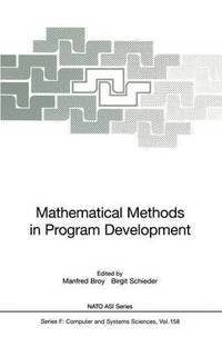 bokomslag Mathematical Methods in Program Development