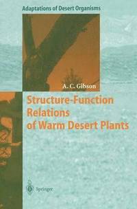 bokomslag Structure-Function Relations of Warm Desert Plants