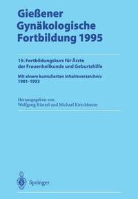 bokomslag Gieener Gynkologische Fortbildung 1995