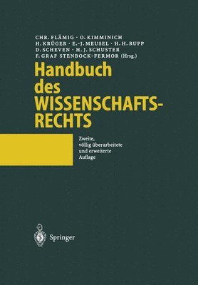 Handbuch des Wissenschaftsrechts 1