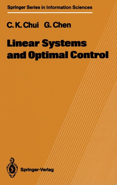 bokomslag Linear Systems and Optimal Control