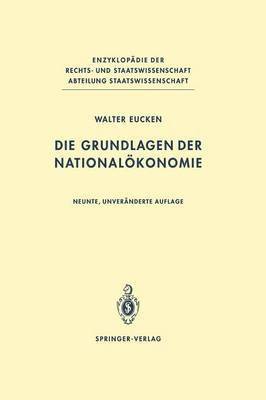 Die Grundlagen der Nationalkonomie 1