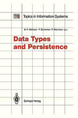 bokomslag Data Types and Persistence