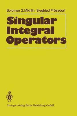 bokomslag Singular Integral Operators