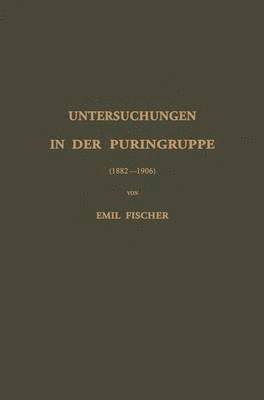 Emil Fischer - Untersuchungen in der Puringruppe, Häftad