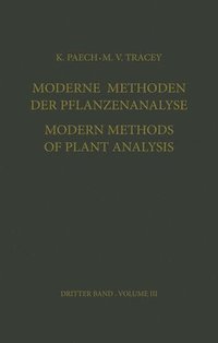 bokomslag Moderne Methoden der Pflanzenanalyse / Modern Methods of Plant Analysis