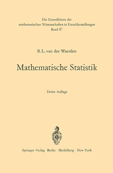 bokomslag Mathematische Statistik