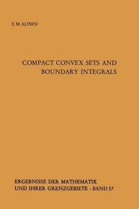 bokomslag Compact Convex Sets and Boundary Integrals
