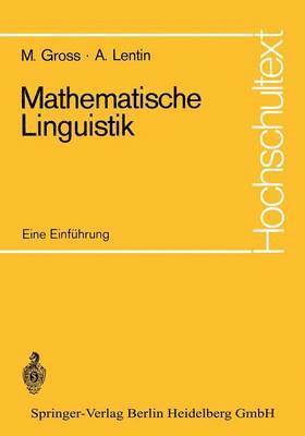 Mathematische Linguistik 1