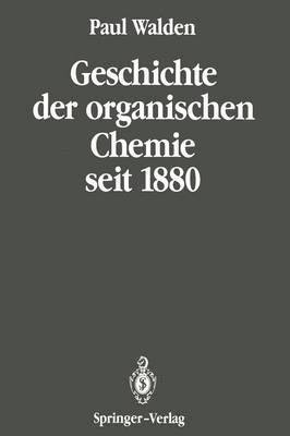 bokomslag Geschichte der organischen Chemie seit 1880