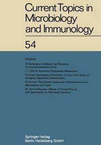 bokomslag Current Topics in Microbiology and Immunology