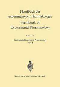 bokomslag Concepts in Biochemical Pharmacology