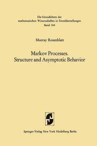bokomslag Markov Processes, Structure and Asymptotic Behavior
