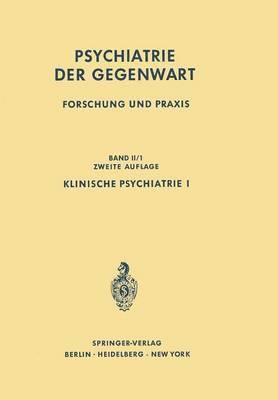 bokomslag Klinische Psychiatrie I