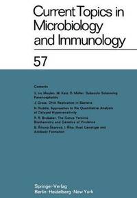 bokomslag Current Topics in Microbiology and Immunology