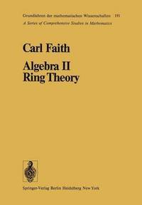 bokomslag Algebra II Ring Theory