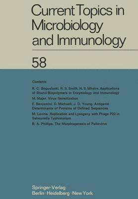 bokomslag Current Topics in Microbiology and Immunology